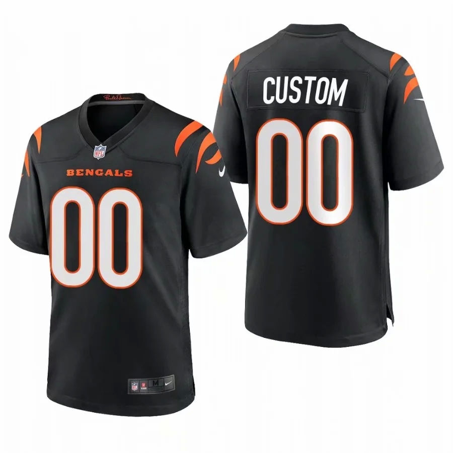 Custom Men Cincinnati Bengals Black Nike Limited 2021 New NFL Nike Jerseys->nfl hats->Sports Caps